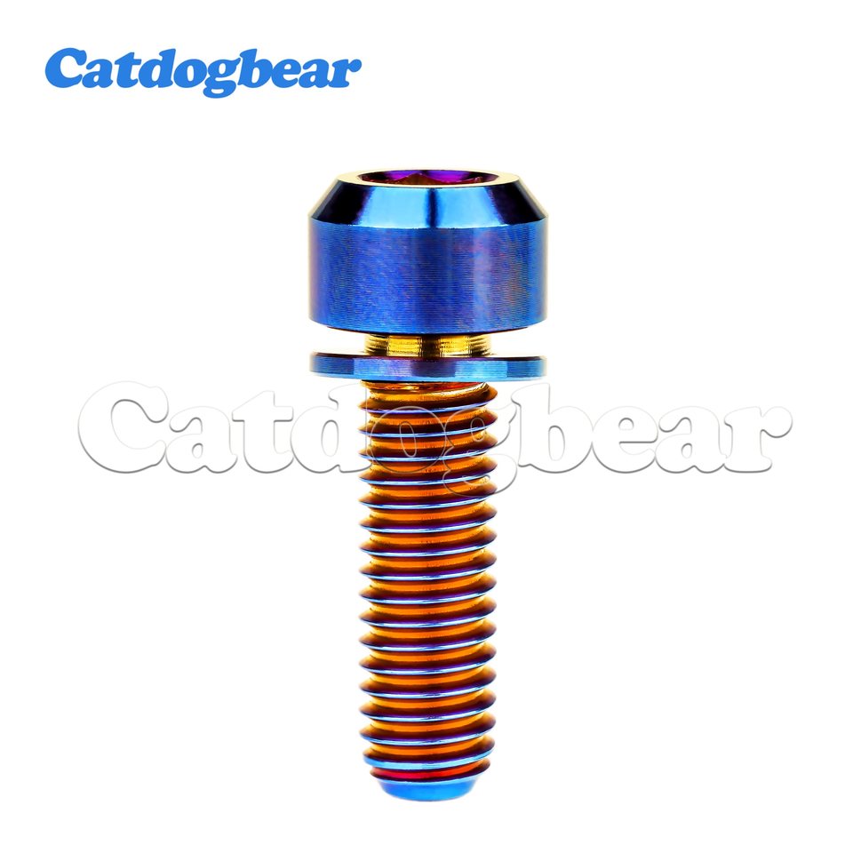 

CATDOGBEAR Болты титановые M5 M6 с шайбами