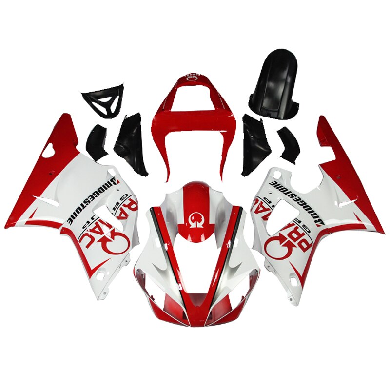 

Комплект обтекателей для мотоцикла, комплект кузова из пластика для Yamaha YZFR1 YZF-R1 YZF R1 2000 2001, аксессуары для впрыска, полный кузов, черный