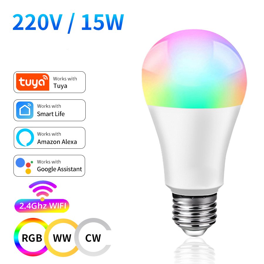 

Умная светодиодная лампа Aamasun E27 RGB