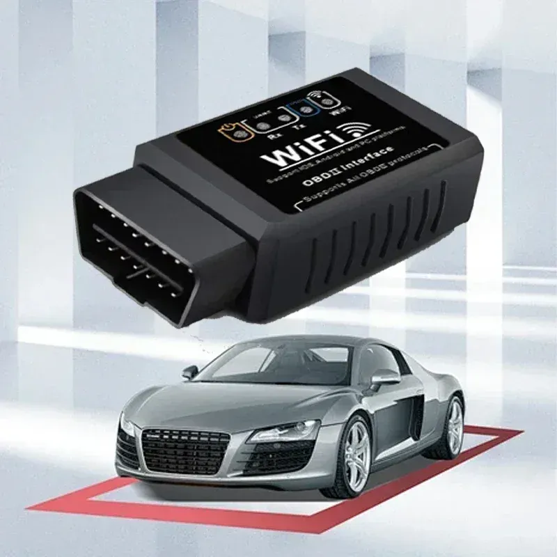 

1 Шт. OBD II WiFi ELM327 V1.5 Автомобильный Диагностический Сканер Простой В Использовании Автомобильный Инструмент Для Устра...