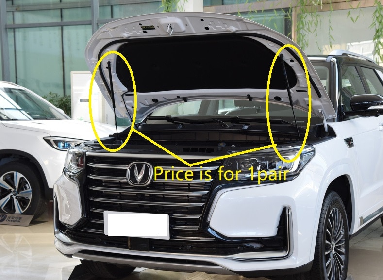 

(1 пара/компл.) Крышка капота газовой стойки для китайского CHANGAN CS95 2017- Детали двигателя Autocar