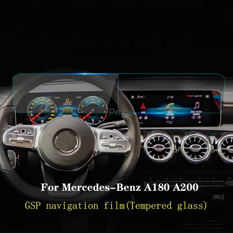 

Для Mercedes Benz A-Class W177 A180 A200 2019 2020 автомобильная GPS-навигационная пленка ЖК-экран Защитная пленка из закаленного стекла против царапин
