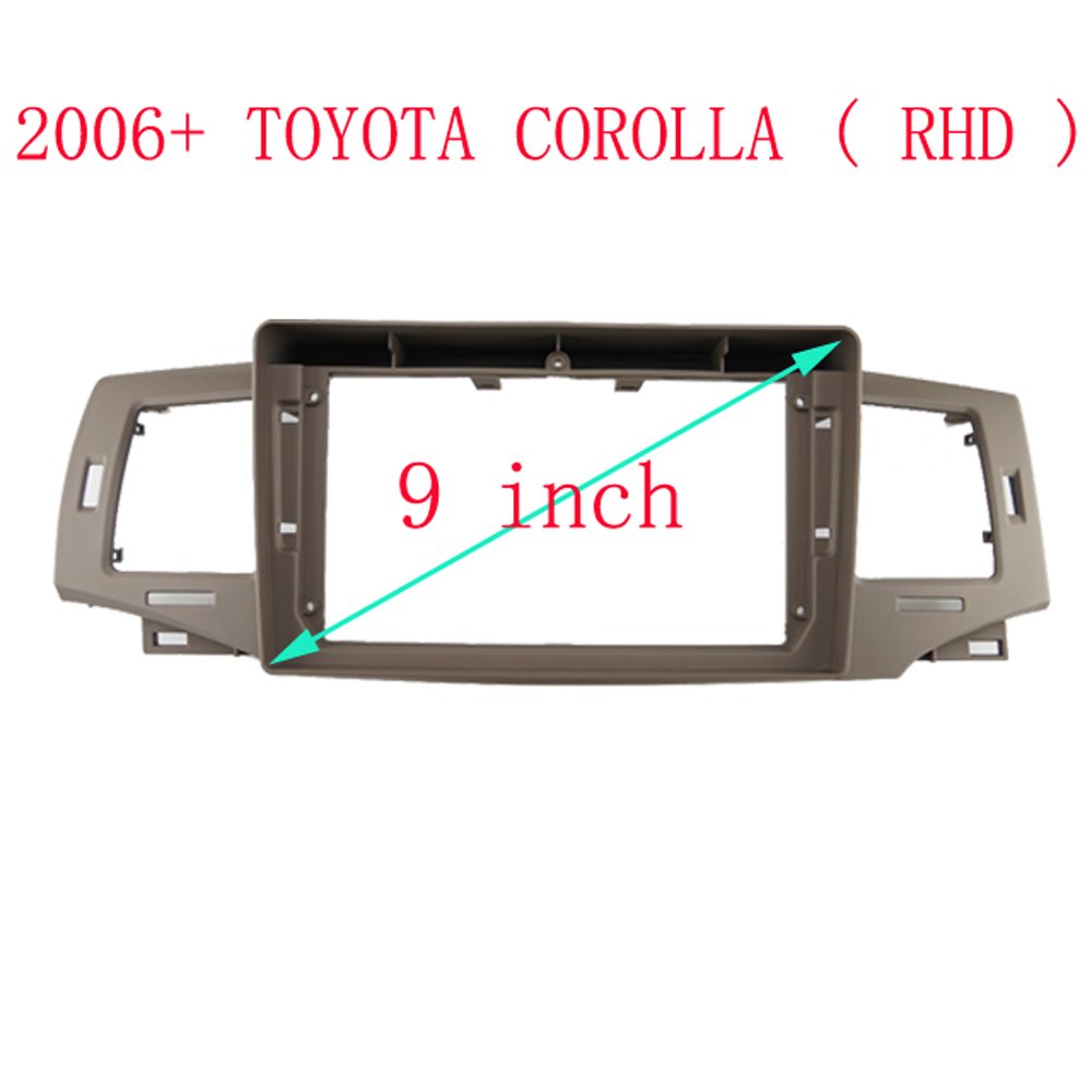 

Автомагнитола для Toyota Corolla G Alitis 9 E120 2002- 2006(9 дюймов), облицовка для автомобиля, Android MP5, стереоплеер, типоразмер 2 Din, панель приборной панели