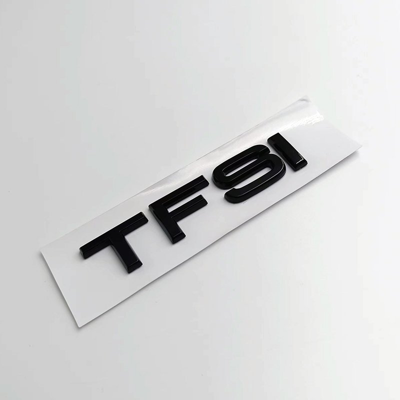 

3D ABS Chrome Черный TFSI TDI Эмблема Буква Значок Для Audi A3 A4 A1 A7 Q3 Q5 A5 A6-Наклейка На Багажник Автомобиля Аксессуар