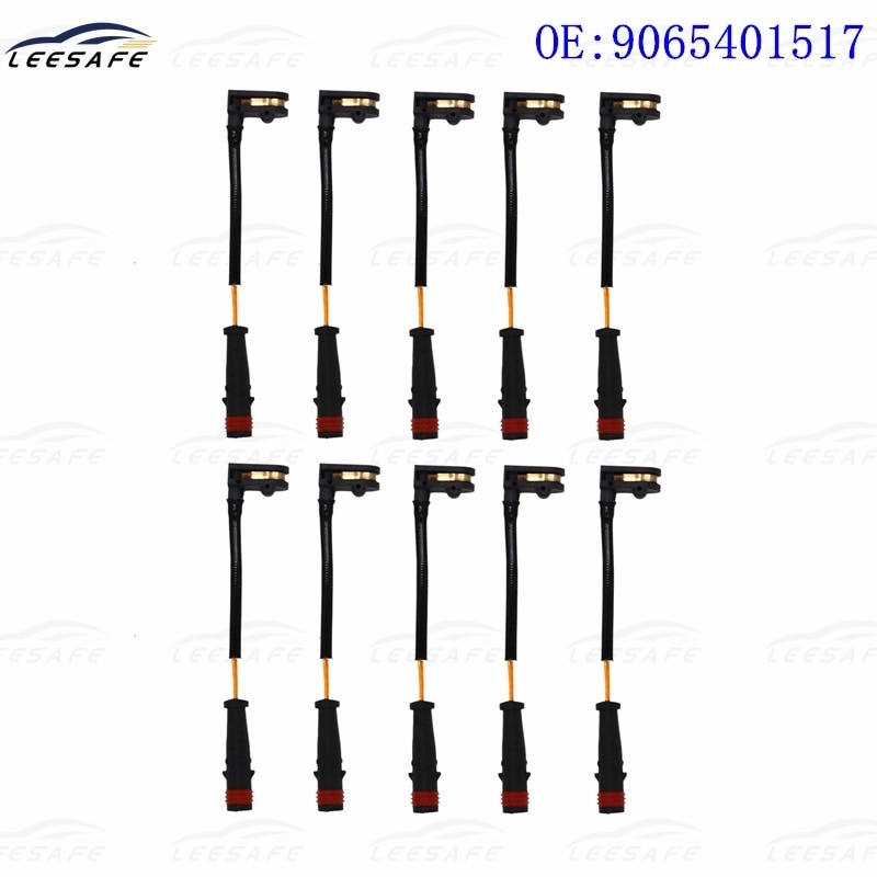 

10 шт. датчик износа тормозных колодок для Benz Sprinter 906 V-CLASS W447 VITO W639 Для VW CRAFTER 9065401517 A9065401517 2E0906206C