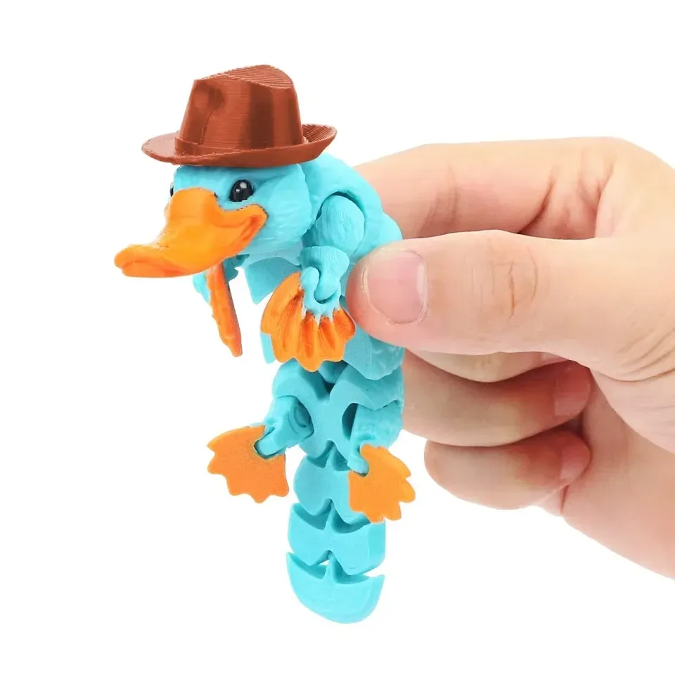 

Пластиковый 3D печатный шарнирный орнамент Platypus