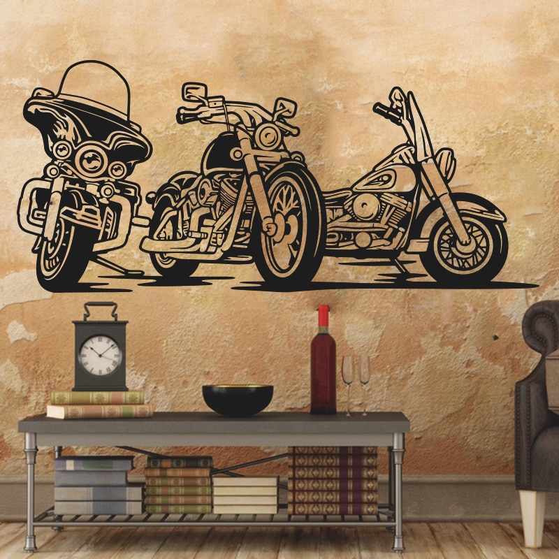 

Настенная наклейка Harley Davidson 3 шт.