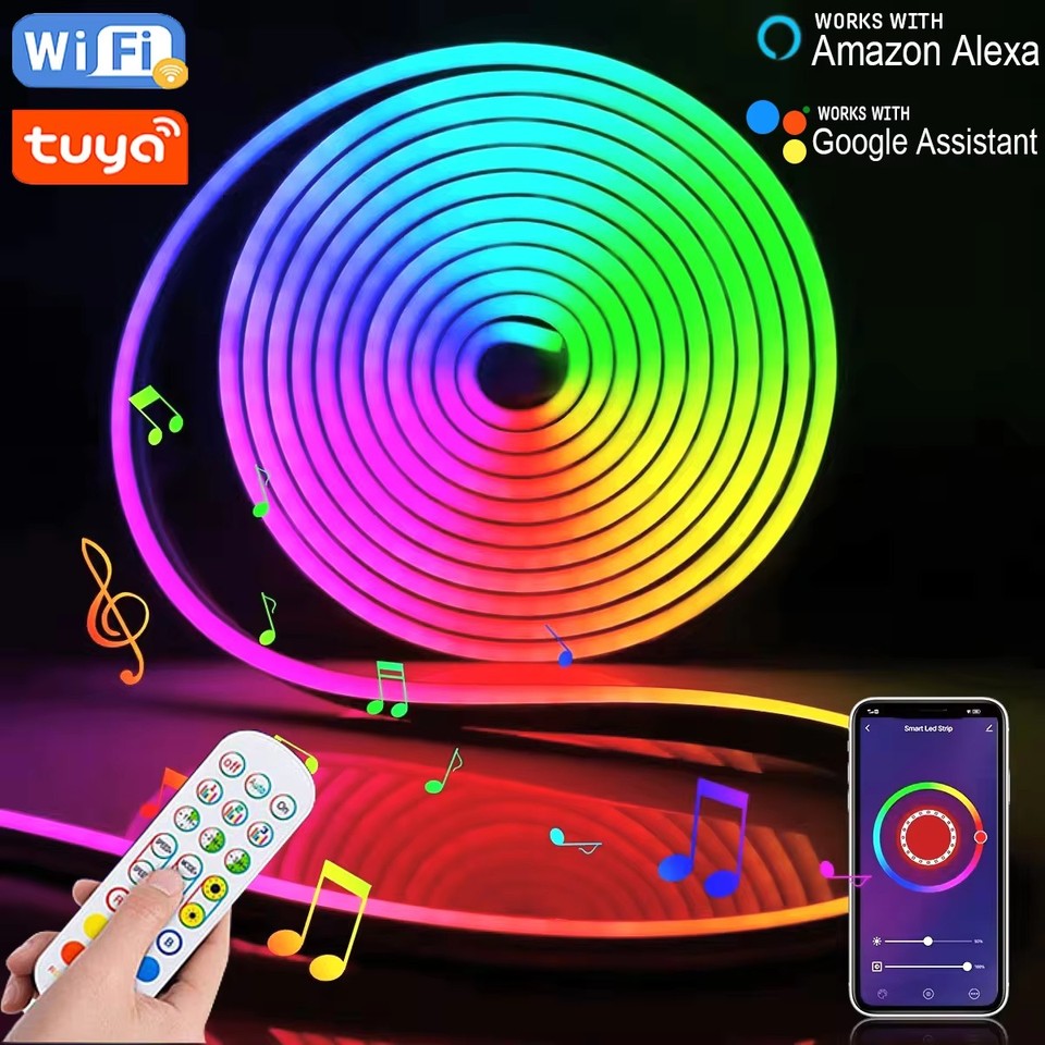 

Adiodo RGB Неоновая лента 5V USB водонепроницаемая 1M/2M/3M/5M