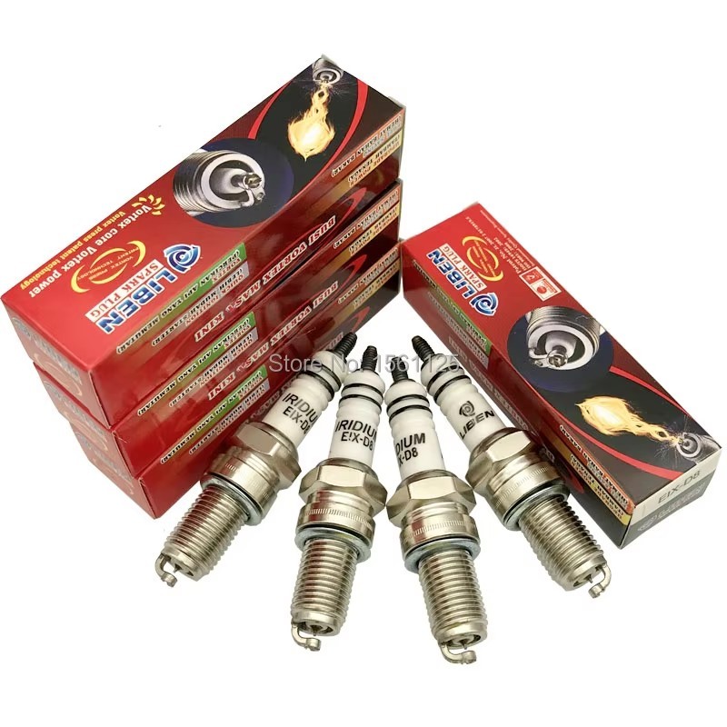 

2 4 шт. VORTEX IRIDIUM патентированная свеча зажигания для мотоцикла EIX-D8 ДЛЯ D8EA DR8EIX DR8EGP DPR8EIX-9 IX24B X24ESU D8TC D8RIU BUJIA 125cc