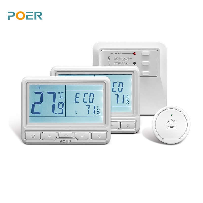 

Терморегуляторы POER PTC10 для теплых полов 2 шт.