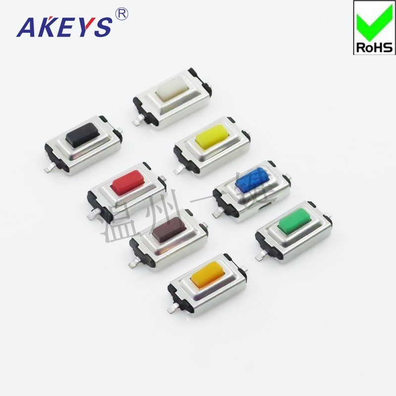 

10 шт. TS-B005 3*6*2,5 тактовый переключатель SMD/SMT 2-контактный вертикальный без колонки сенсорный датчик кнопка переключения