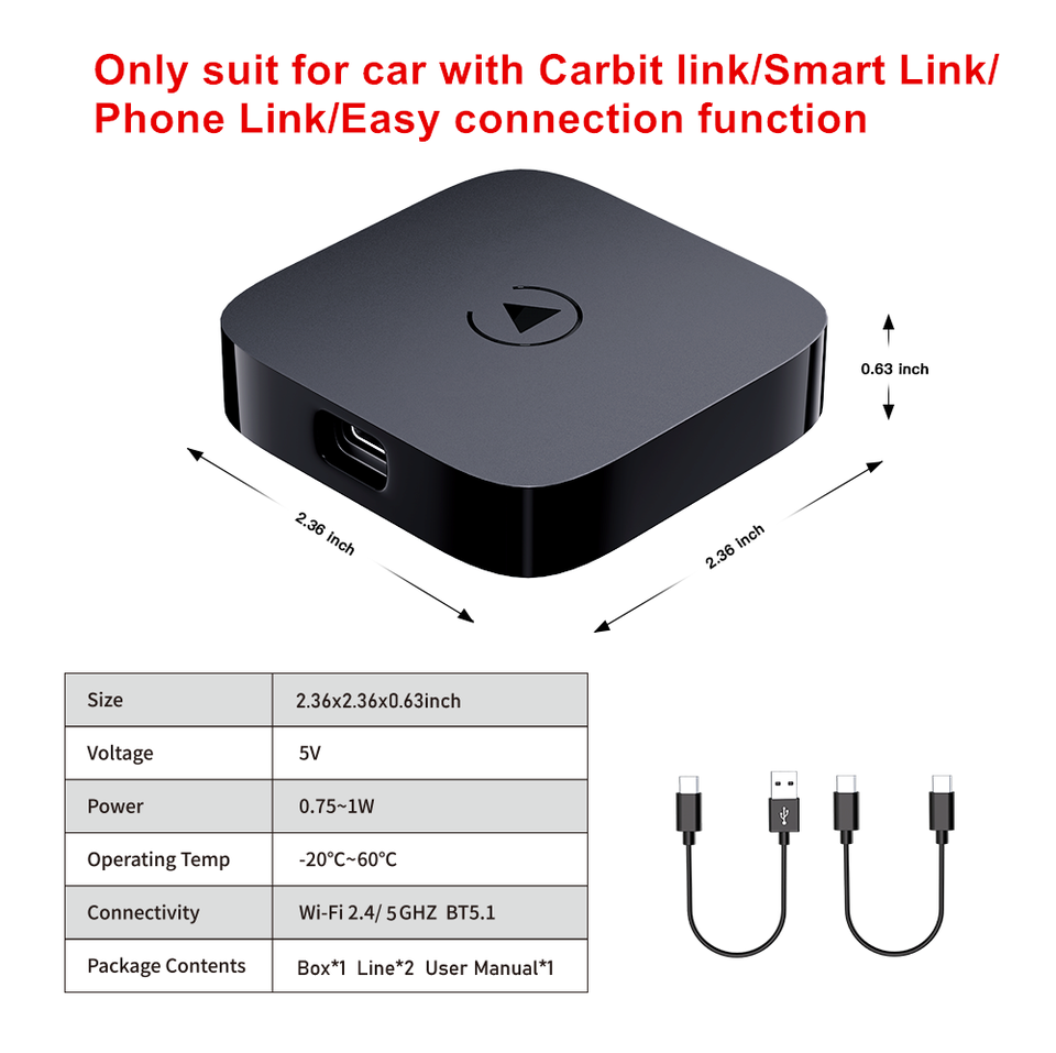 

CARABC Carbitlink Smartlink Wireless CarPlay Android Auto для Geely Tugella Emgrand Monjaro Atlas Pro Azkarra 2022-2024
