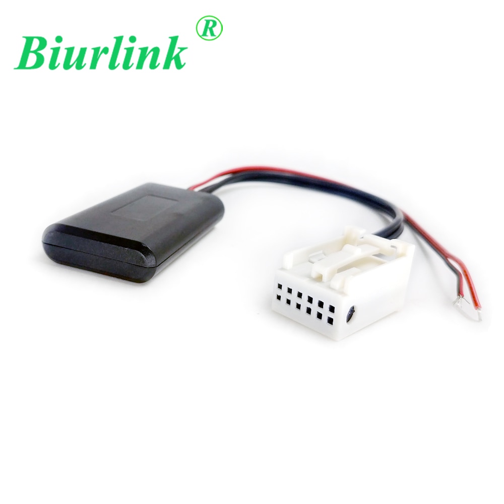 

Biurlink автомобильный 12-контактный аудиоприемник AUX IN, модуль Bluetooth, кабель-адаптер для Mercedes Benz Comand APS NTG CD 20 30 50 W169 W203