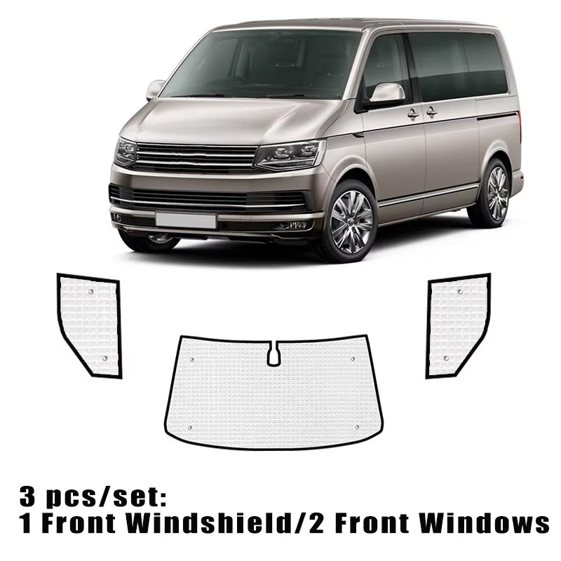 

Автомобильные солнцезащитные козырьки для Volkswagen VW Transporter T6 T6.1 LWB 2015 ~ 2023 2024 солнцезащитный крем для окон, солнцезащитные чехлы, аксессуары
