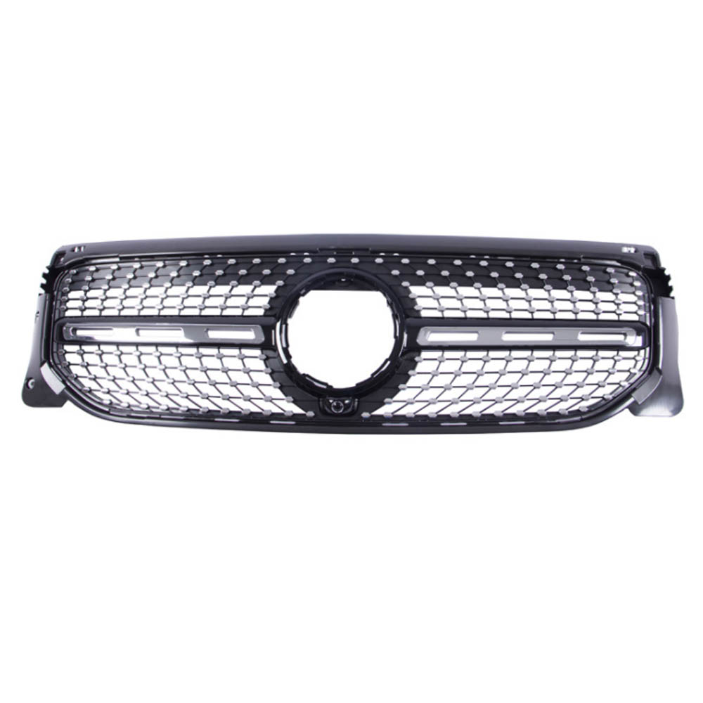 

Глянцевый черный автомобильные аксессуары, верхняя решетка переднего бампера, решетка для Mercedes Benz GLB Class X247 W247 GLB180 GLB200 2019-2022