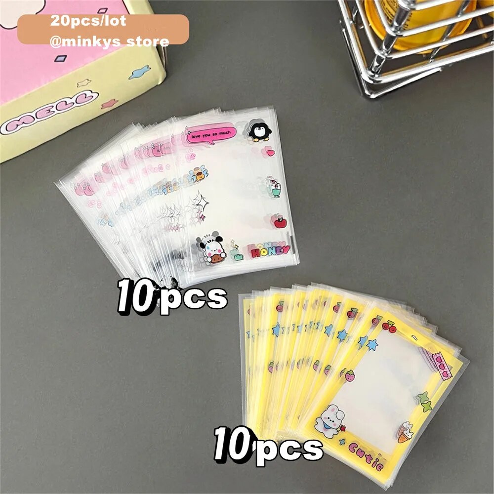 

MINKYS Kawaii пластиковые держатели для карт 20/50 шт.