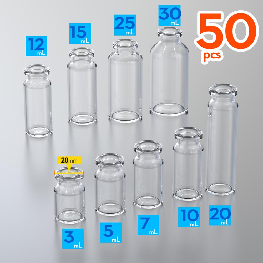 

Стеклянные флаконы для пенициллина 50 шт.
