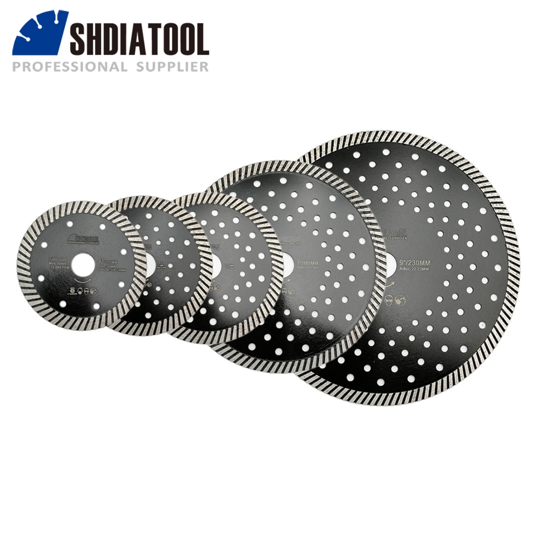 

SHDIATOOL Циркулярные диски алмазные 4.5"/5"/7"/9"