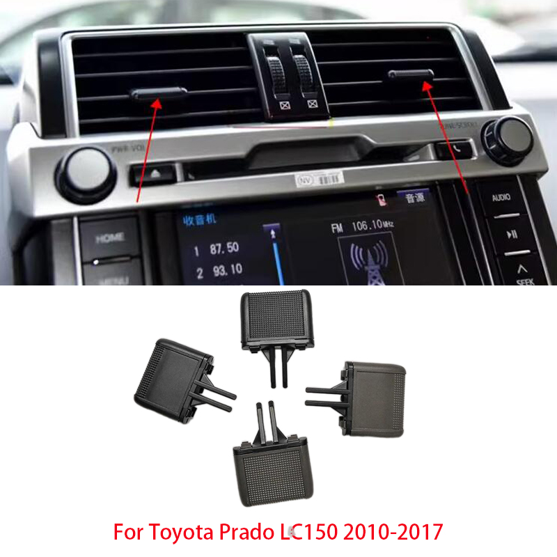 

Для Toyota Land Cruiser Prado LC150 2010-2017 воздуховод кондиционера A/C вентиляционные отверстия Tab зажим Ремонтный комплект аксессуары