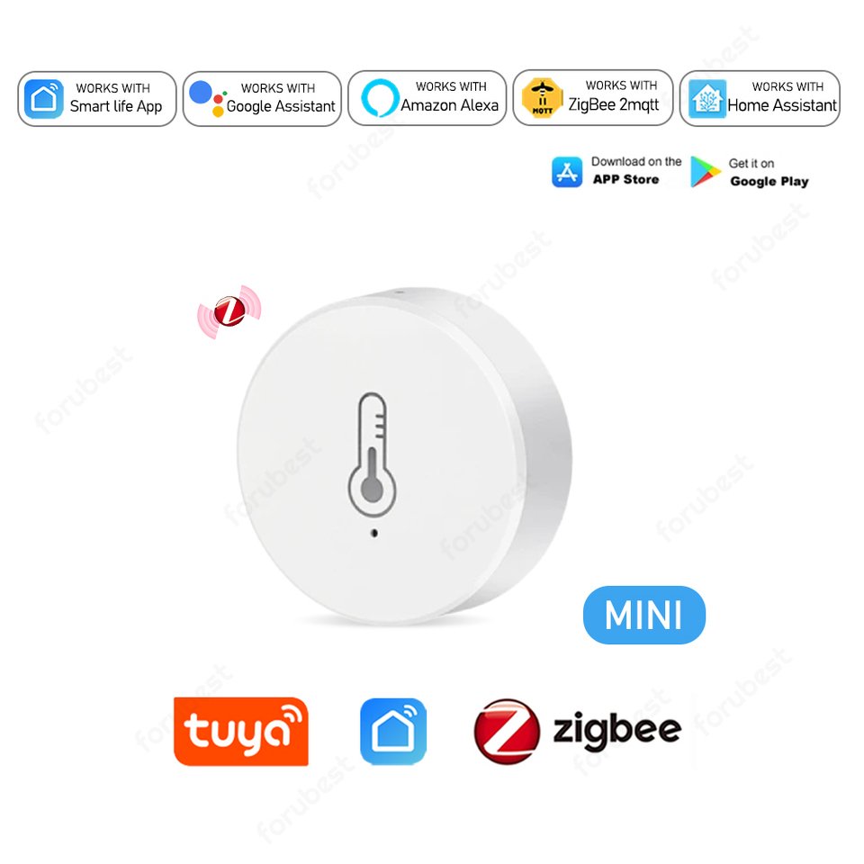 

Датчик температуры и влажности Tuya Zigbee