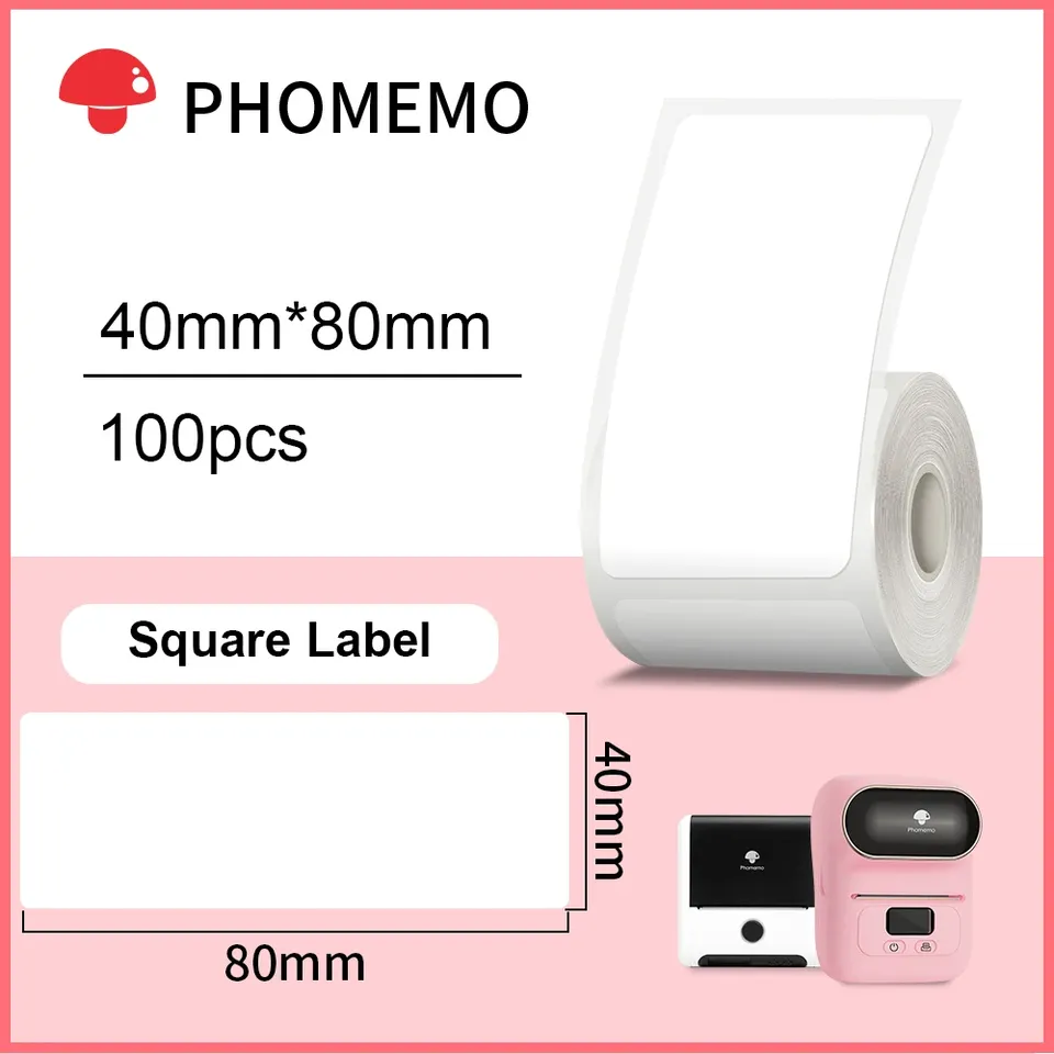 

Самоклеящиеся этикетки MarkDomain для Phomemo M110