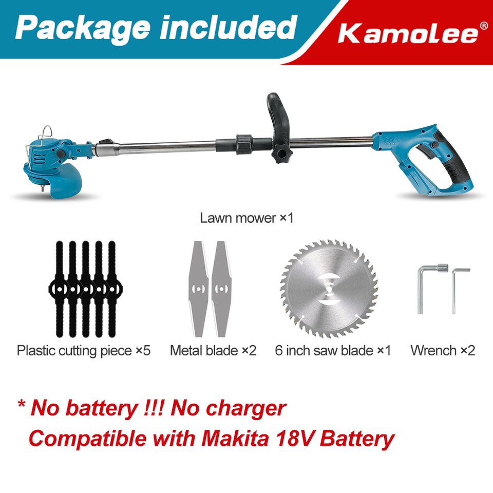 

Беспроводная газонокосилка Kamolee для Makita 18В
