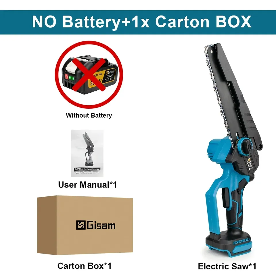 

Gisam Бесщеточная электрическая пила 8 дюймов для Makita 18 В