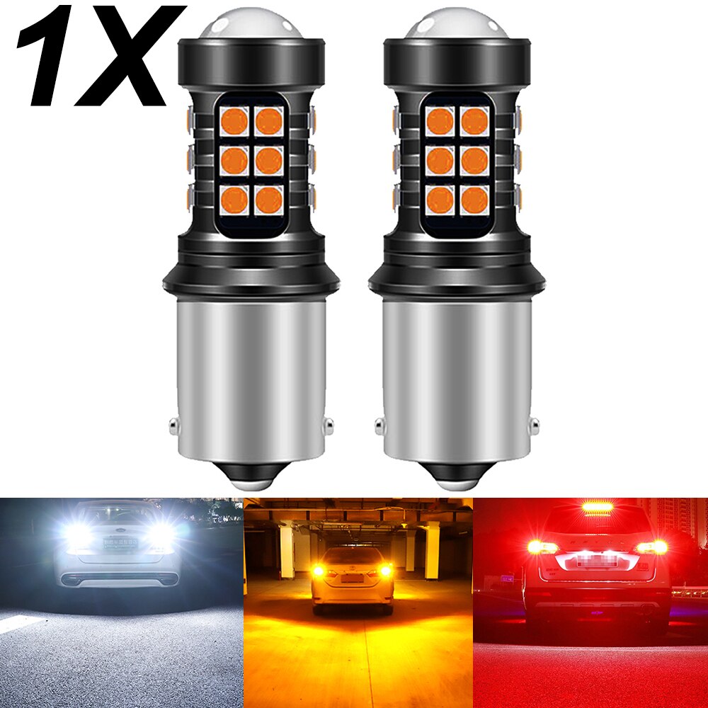 

1 шт. Белый S25 1156 P21W BA15S LED BAY15D BAU15S PY21W T20 LED 7440 7443 W21W 3157 P27/7W 1157 Светодиодные лампы для указателя поворота