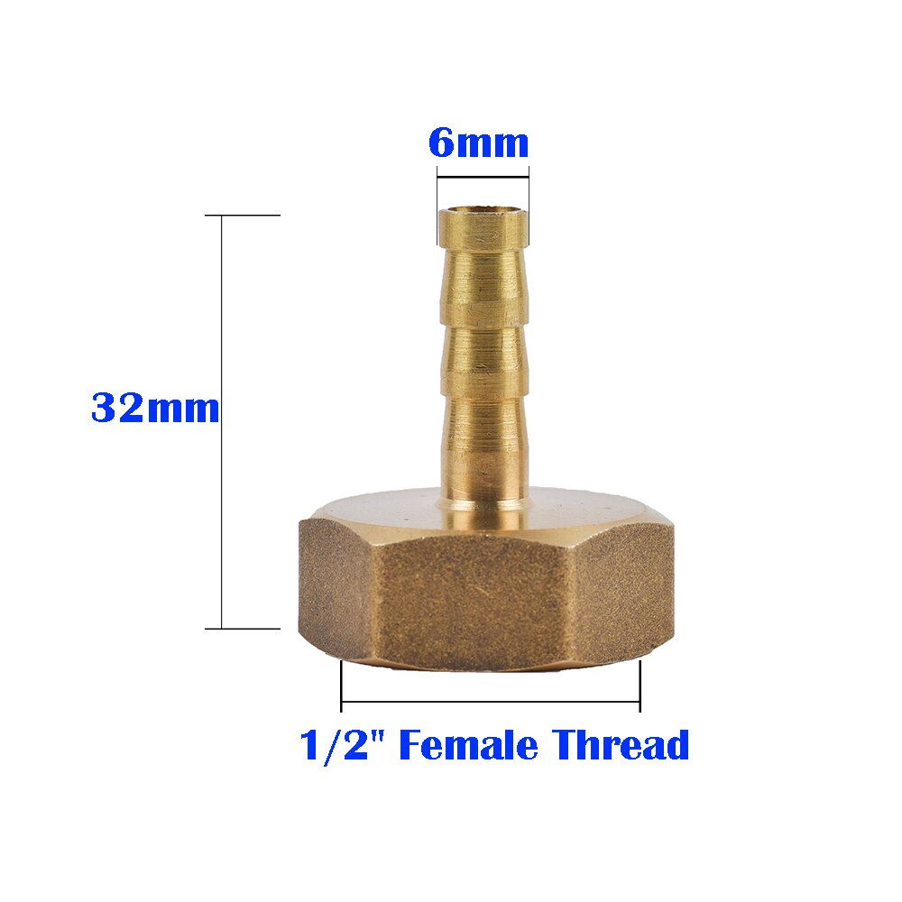 

Латунные фитинги для шланга 1/2", 6-19 мм