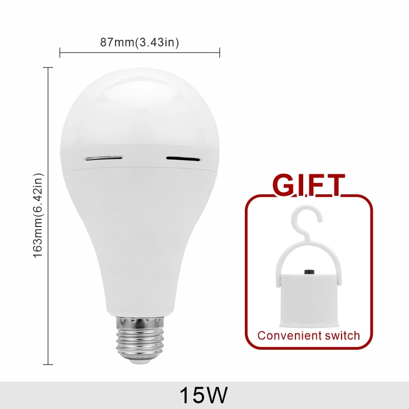 

LAN MU Светодиодная лампа E27 rechargeable 7W 9W 12W 15W