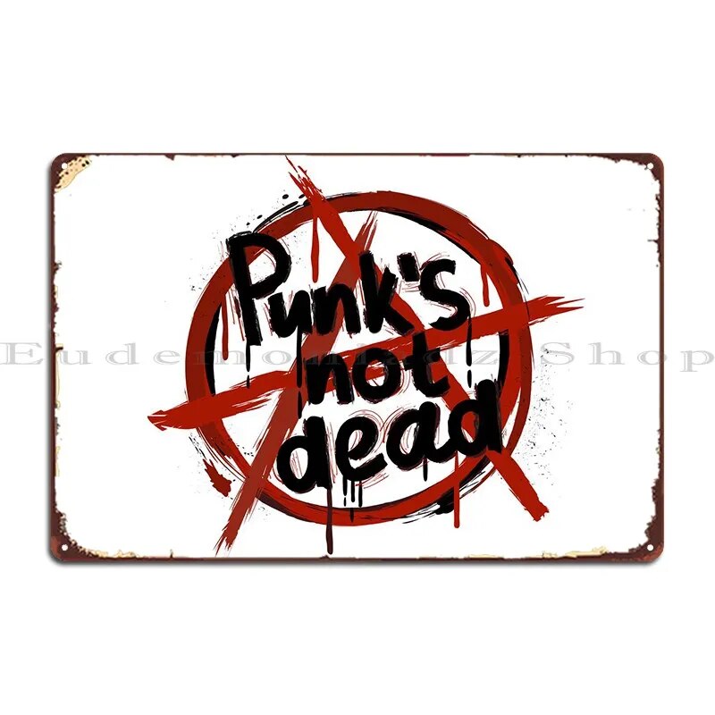 

Металлический плакат "Not Dead"