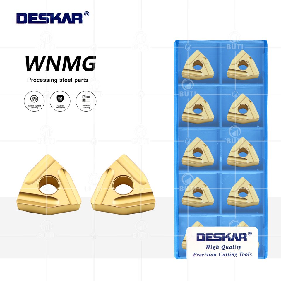 

DESKAR WNMG 080404 WNMG 080408 R WNMG 080408 L S LF9018 100% оригинальные карбидные вставки наружного круга, токарные инструменты, обработка стальных деталей