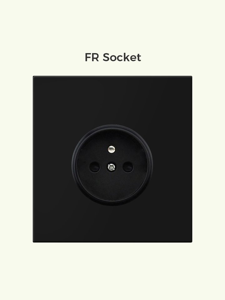 

Роскошный рычажный переключатель для детской розетки, Двухсторонний черный матовый панельный настенный блок питания, штепсельная вилка европейского стандарта, Usb Тип C, зарядный порт