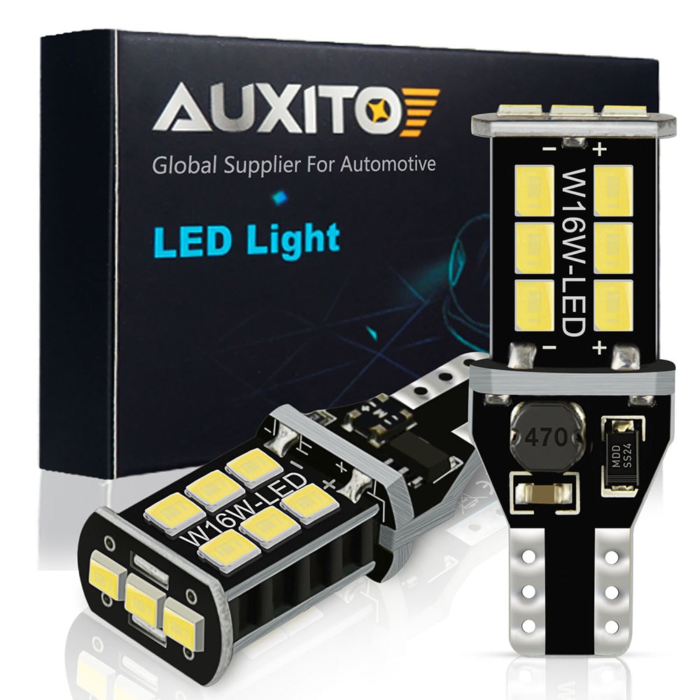 

AUXITO 2 шт. Canbus 921 T15 W16W светодиодные лампы автомобильного резервного фонаря заднего хода для BMW E60 E90 E91 Ford Fiesta Fusion Focus Mazda 3 5 6 CX-5