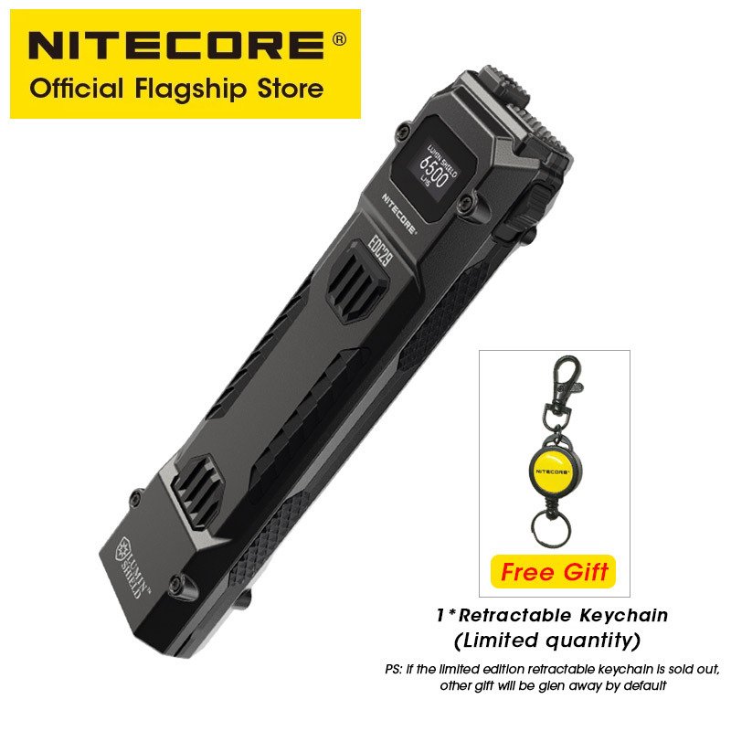 

NITECORE EDC29 Ультратонкий тактический фонарь 6500 люмен