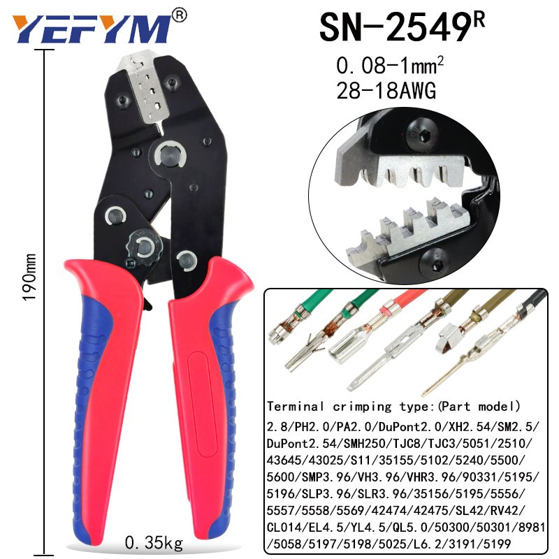 

Плоскогубцы набор YEFYM SN-48BS SN-2549 8 челюстей