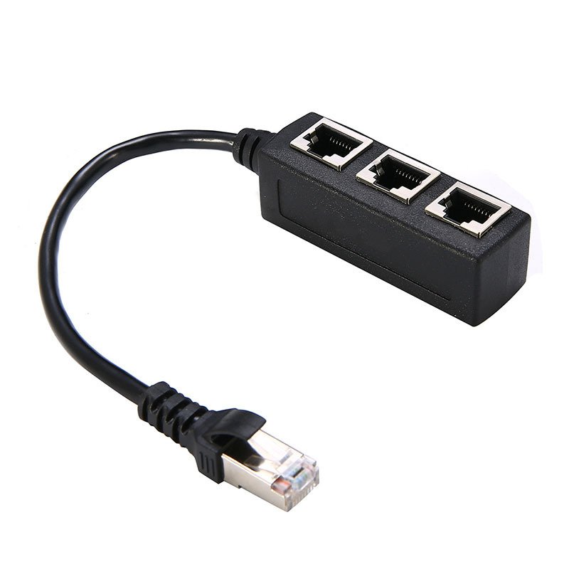 

Разветвитель RJ45 4 в 1, сетевой Ethernet-адаптер для сетевого удлинителя с 1 штекера на 2/3/4 гнезда