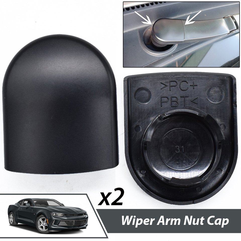 

2x крышки гайки рычага стеклоочистителя, лобовое стекло для Chevrolet Camaro Corvette Impala Limited Equinox Malibu Traverse GMC Acadia Terrain