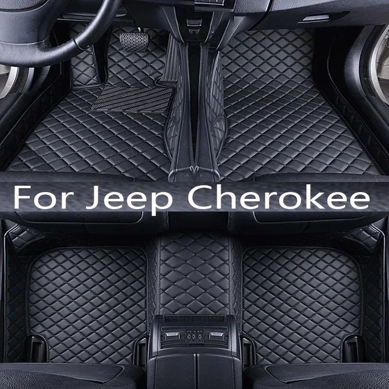 

Автомобильные Коврики Для Jeep Cherokee KL 5th 2019-2022, всесезонные коврики из ТПЭ без запаха, водонепроницаемые коврики для подноса, аксессуары для интерьера