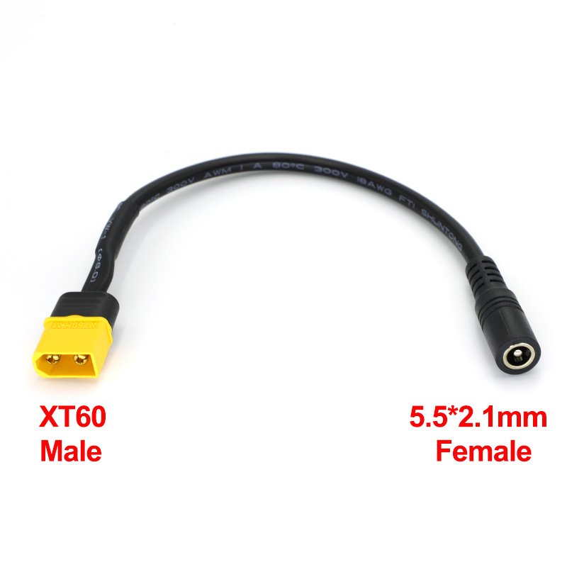 

JCD XT60 Male/Female to DC 5.5x2.1mm кабель