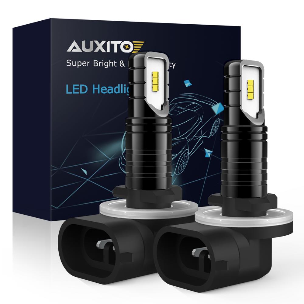

AUXITO 2 Шт. H27W/2 881 Светодиодные Противотуманные Фары 6000K Белые DRL Автомобильные Фары Дальнего Света 12 В Высокоинтенс...