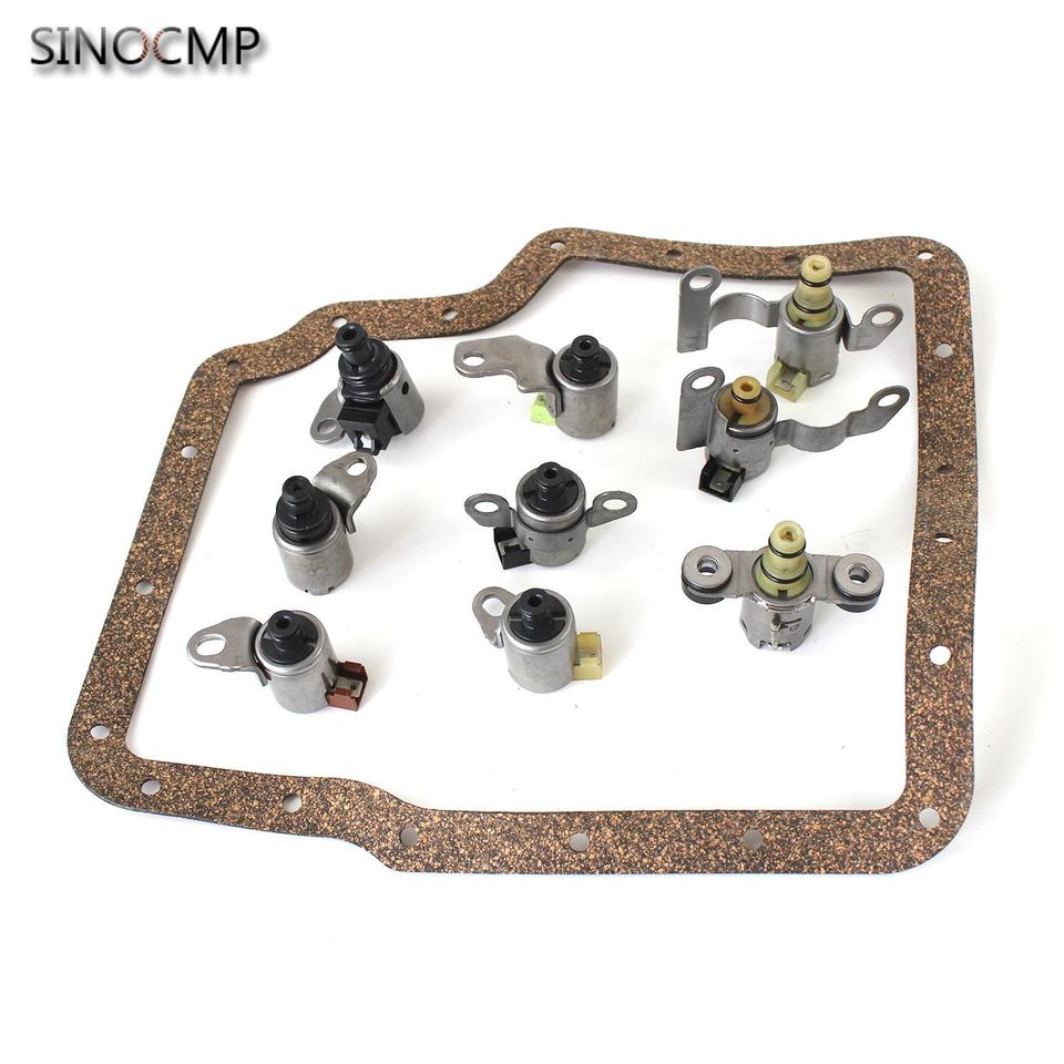 

9 шт. комплект соленоида переключения передач JF506E 09A 5F31 для VW Jaguar Land Rover 5 Speed FWD AWD N281 N282 N283 соленоиды
