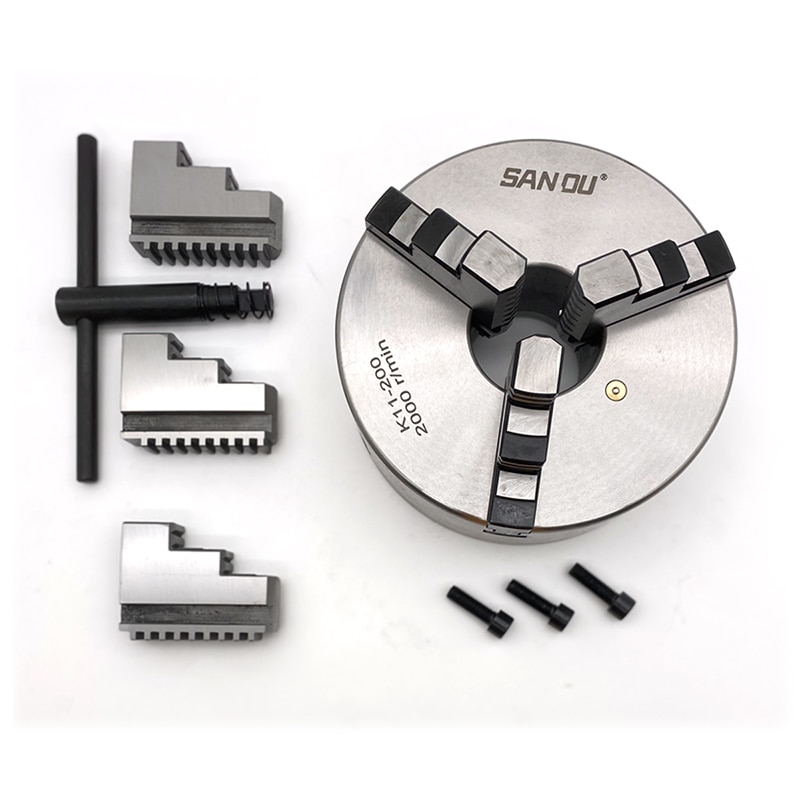 

Ручной 3-кулачковый токарный патрон SAN OU K11-200