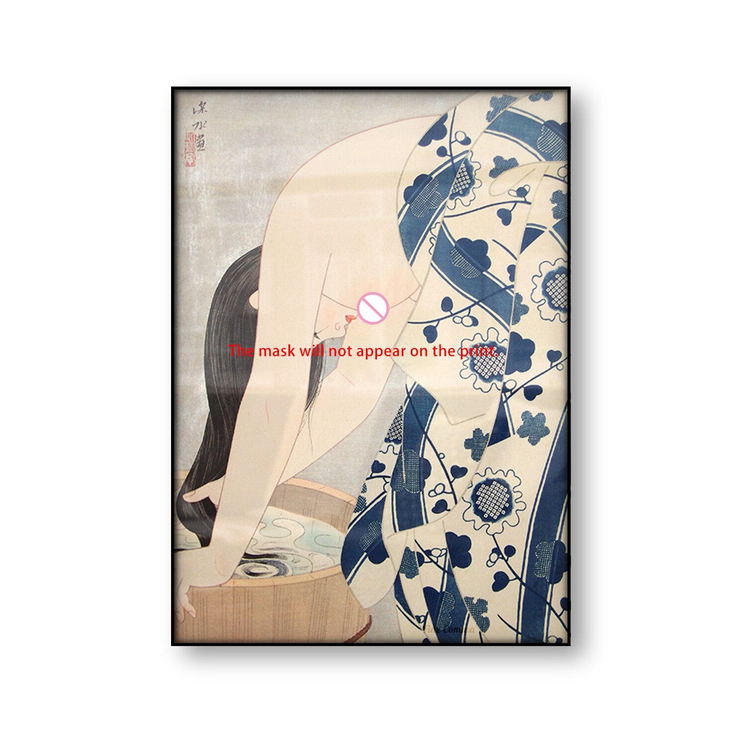 

Washing The Hair Ito Shinsui Vintage Japanese Art Poster Ukiyoe Wall Art Canvas Print Japan Woman Wall Painting Home Decor