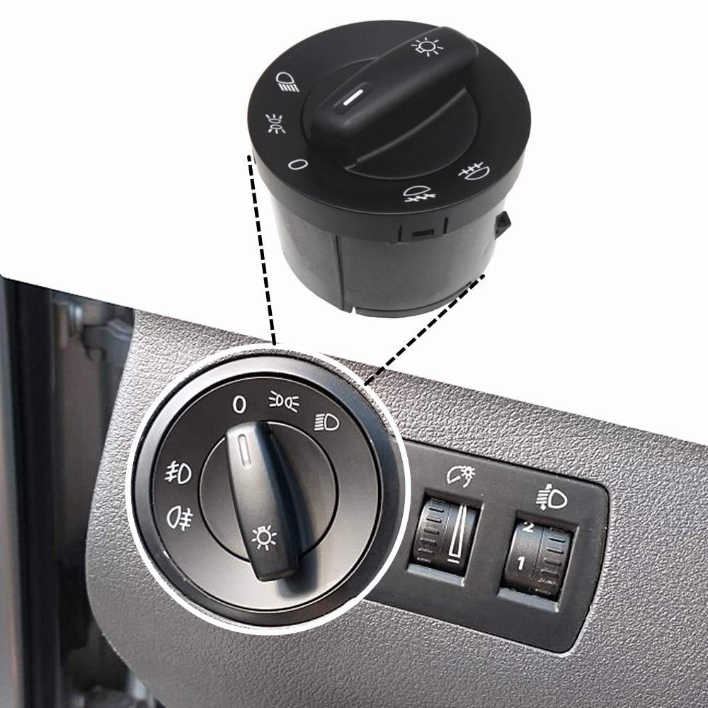 

Новый переключатель фар для VW Golf MK5 Caddy JETTA TOURAN SAGITAR BORA OEM 1K0 941 431Q 1K0941431Q
