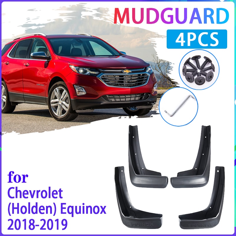 

Брызговики для Chevrolet Holden Equinox 2018, 2019, 3 поколения, 4 шт.