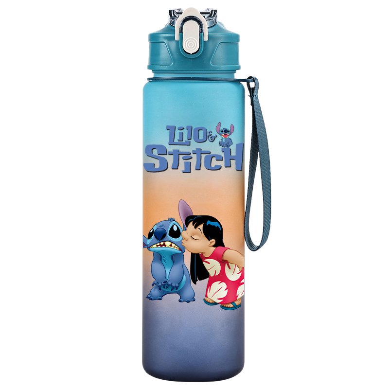 

MINISO Disney Lilo Stitch пластиковая бутылка для воды 750 мл