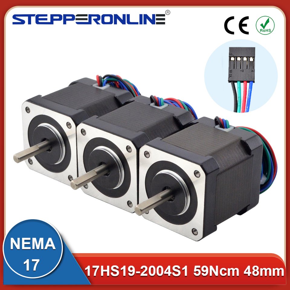 

Шаговый двигатель STEPPERONLINE Nema 17 48 мм