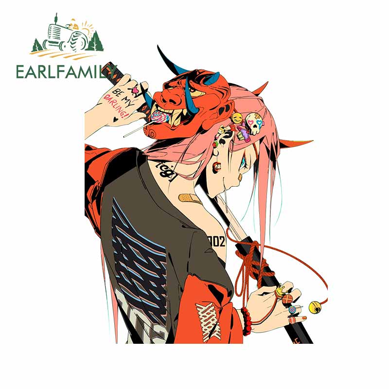 

EARLFAMILY 13 см x 10,5 см для меча девушка задний вид иллюстрация мотоцикл RV мультфильм ноутбук автомобиль наклейка Windows наклейка на ветровое стекло