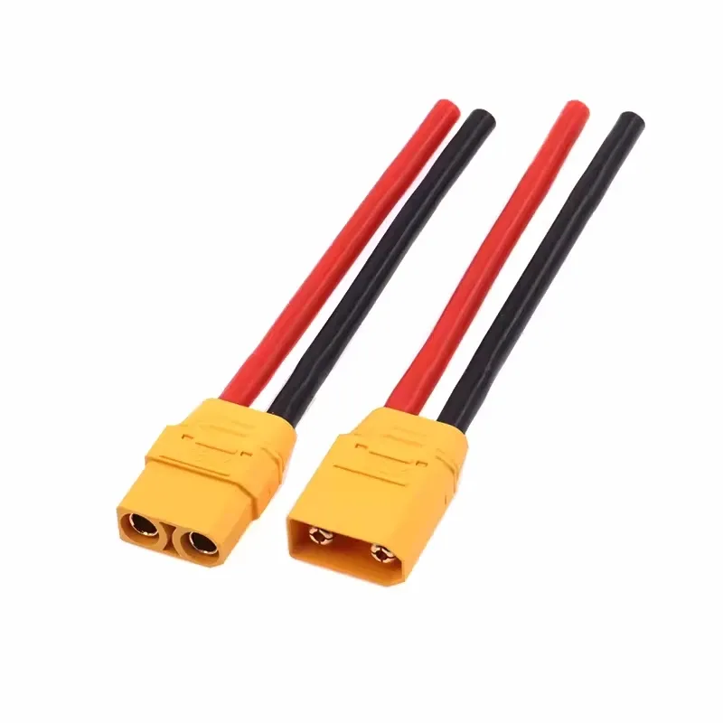 

Жгут проводов Amass XT90 10/20/30/40/50 см желтый 12AWG/10AWG